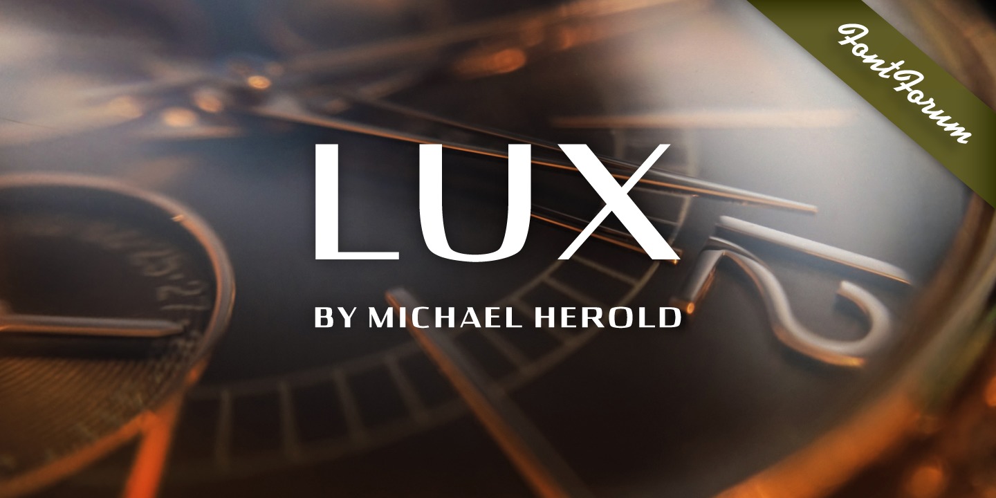 Przykładowa czcionka Lux #1